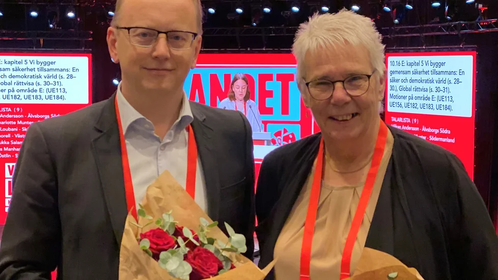 Fredrik Olovsson och Monica Johansson säger sig vara stolta över sina nya och fortsatta uppdrag i partistyrelsen.