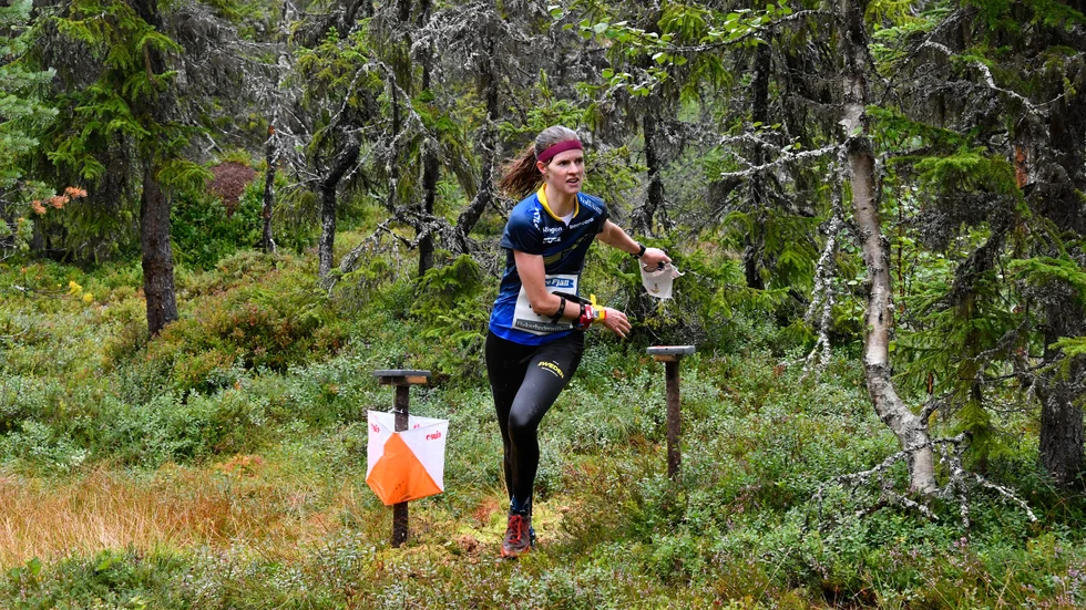 Andrea Svensson löpte bra på SM.