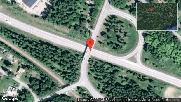 Trafikolycka på väg 56