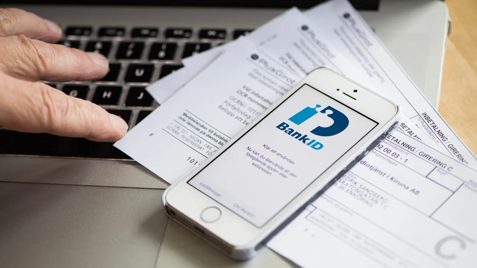 Bedragarna tros ha kommit över bank-id:n. Arkivbild.