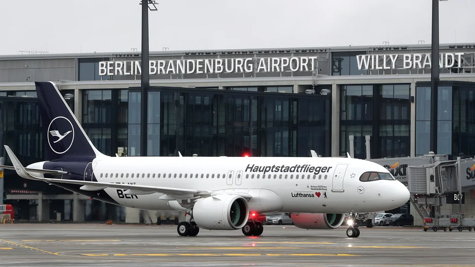 Den nya flygplatsen i Berlin blev tre gånger dyrare än planerat. Arkivbild.