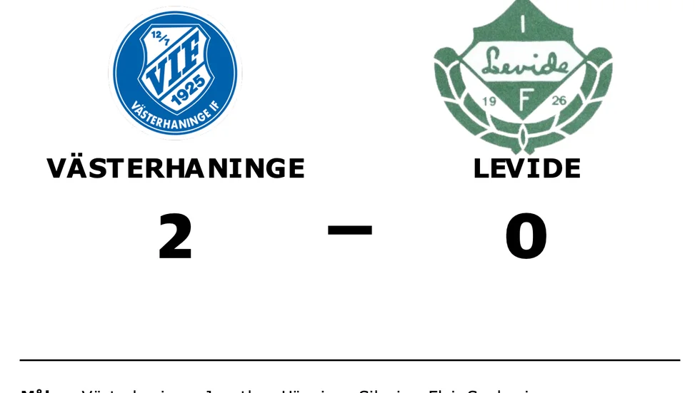 Västerhaninge vann mot Levide