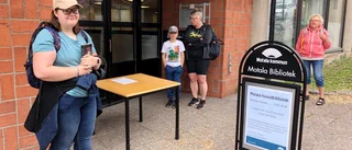 Nyöppning efter åtta månader - "Jag har saknat biblioteket enormt"