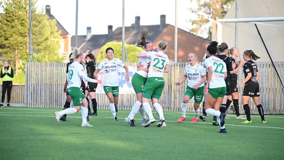 Glädjen var total när Wilma Stenman satte kvitteringen, som sedan ledde fram till vinst.