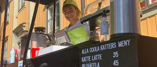 De gör kafésatsning i parken – har använt en container