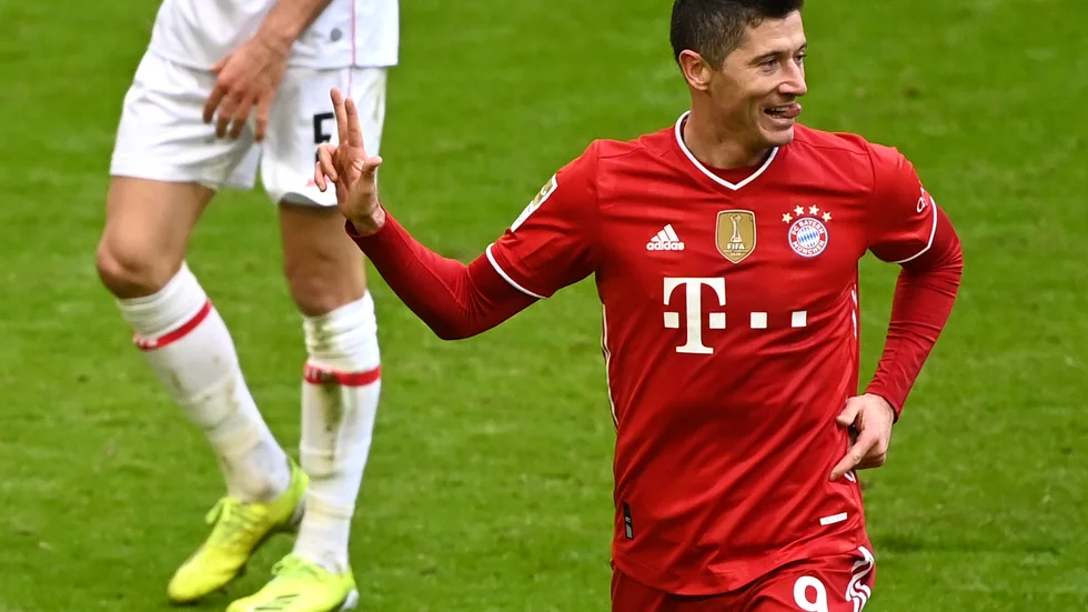 Lewandowski har fått hedersutmärkelse av Polens president. Arkivbild.