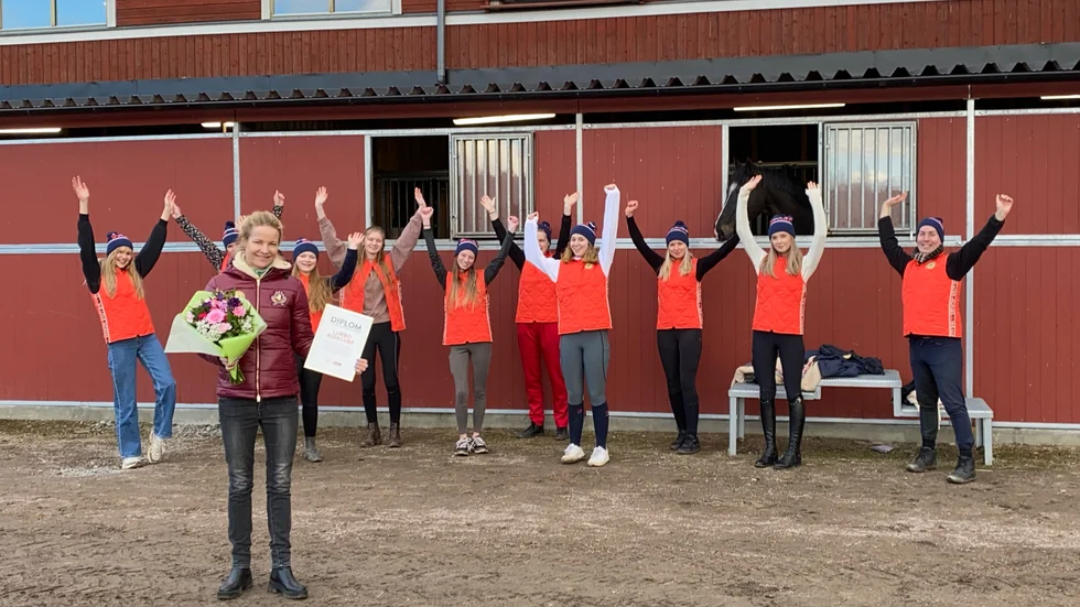 Lurbo ridklubb är utsedda till Sveriges mest hållbara ridklubb.
