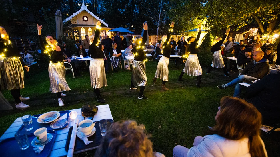 Gubbens Trädgård, här under ett dansevent på Kulturnatten, kan bli byggnadsminne.