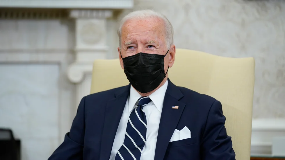 USA:s president Joe Biden vid veckans möte med Israels premiärminister Naftali Bennett.