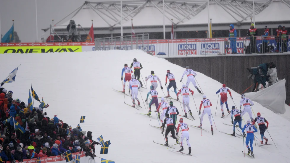 Skid-VM i Falun 2015, senast det begav sig. Arkivbild.