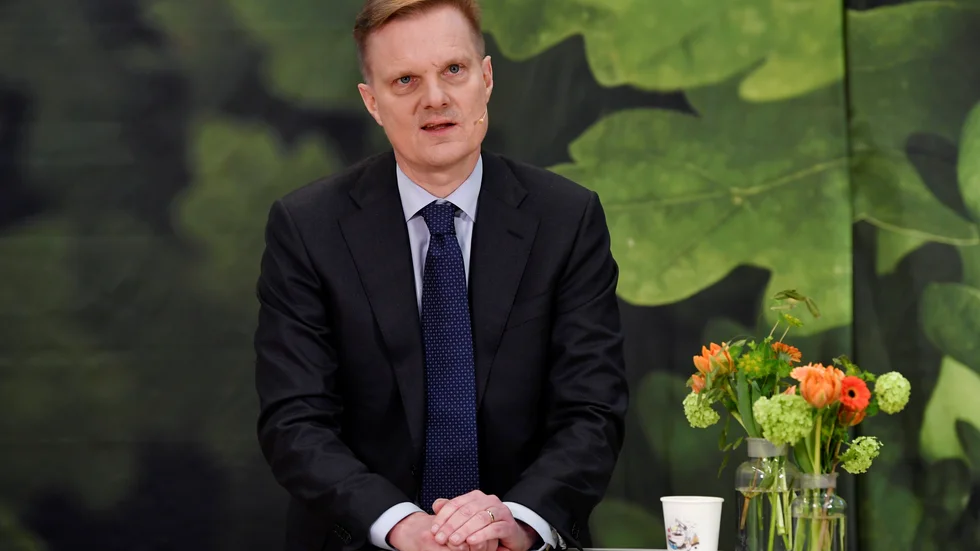 Swedbanks vd Jens Henriksson. Arkivbild.