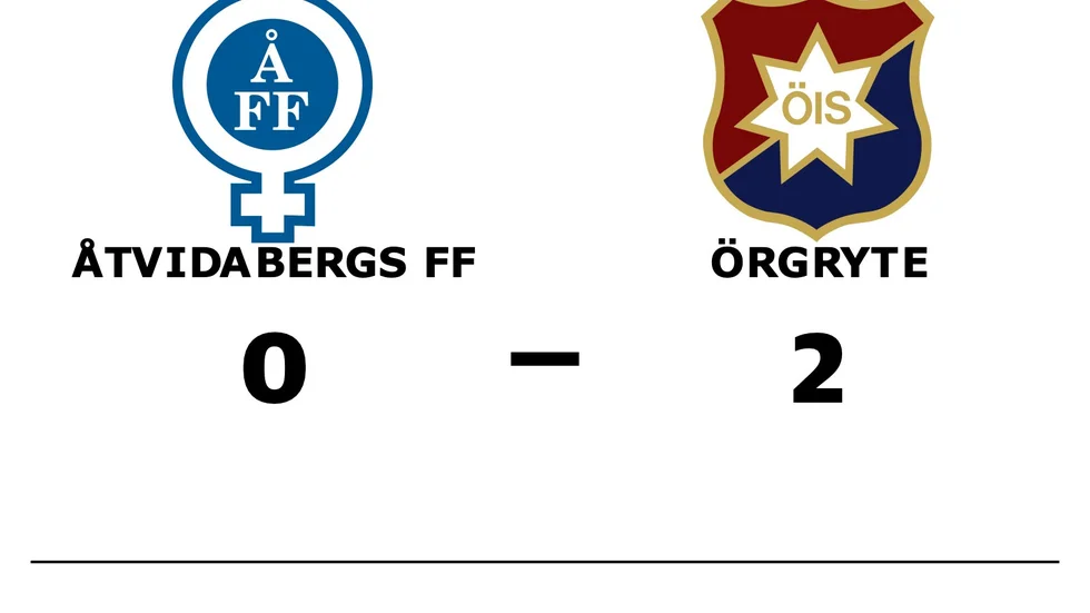 Åtvidabergs FF förlorade mot Örgryte IS FF
