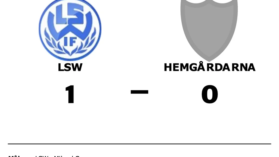 LSW IF vann mot Hemgårdarnas BK