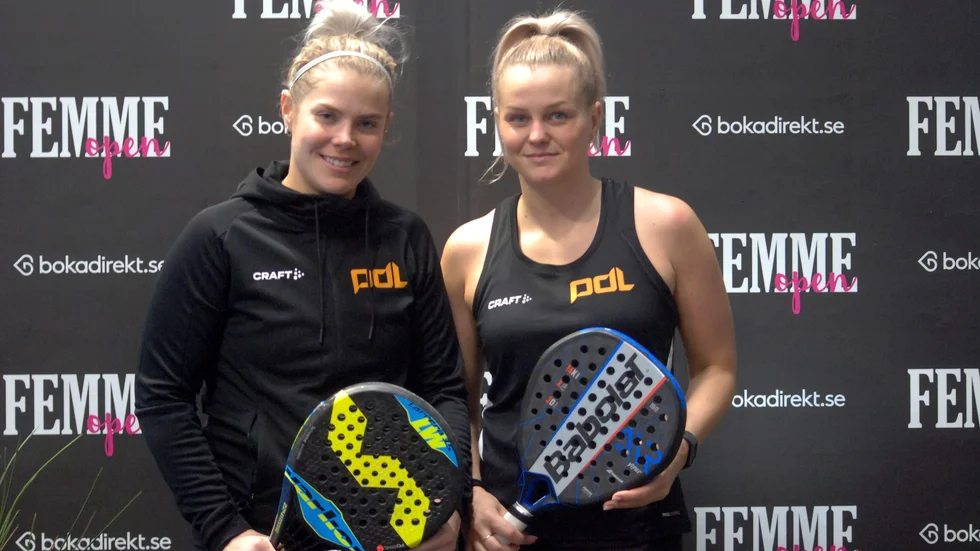 Beatrice Olausson och Sanna Rydén från Luleå spelade hem segern i den högsta Padelklassen i Femme Open under helgen. 
