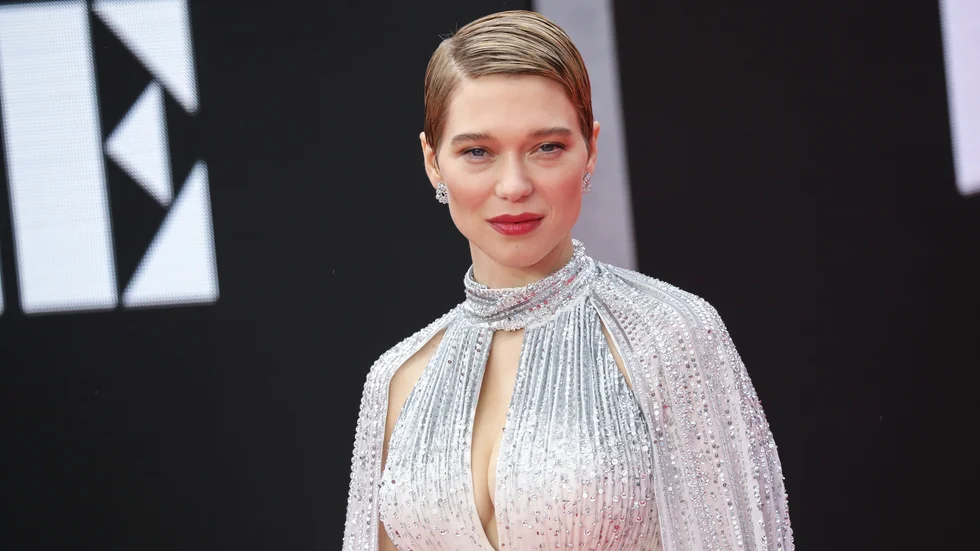Lea Seydoux vid världspremiären av "No time to die" den 28 september.