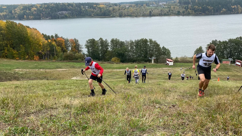 Teknikbacken i Bålsta är 50 höjdmeter. Flera av deltagarna klarade att springa uppför backen gång efter gång under de 90 minuter som Bålsta Hill Race pågick.
