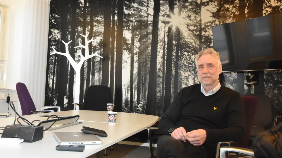 Mats Berg, kommunchef, träffade på fredagen Vision. 