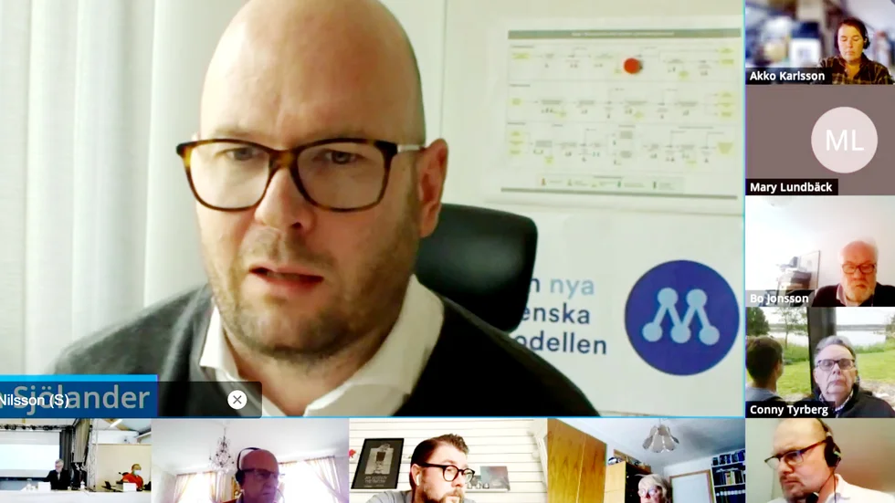 Jon Sjölander (M) ställde en interpellation till kommunfullmäktiges ordförande Sverker Thorén om debattklimatet inom politiken.