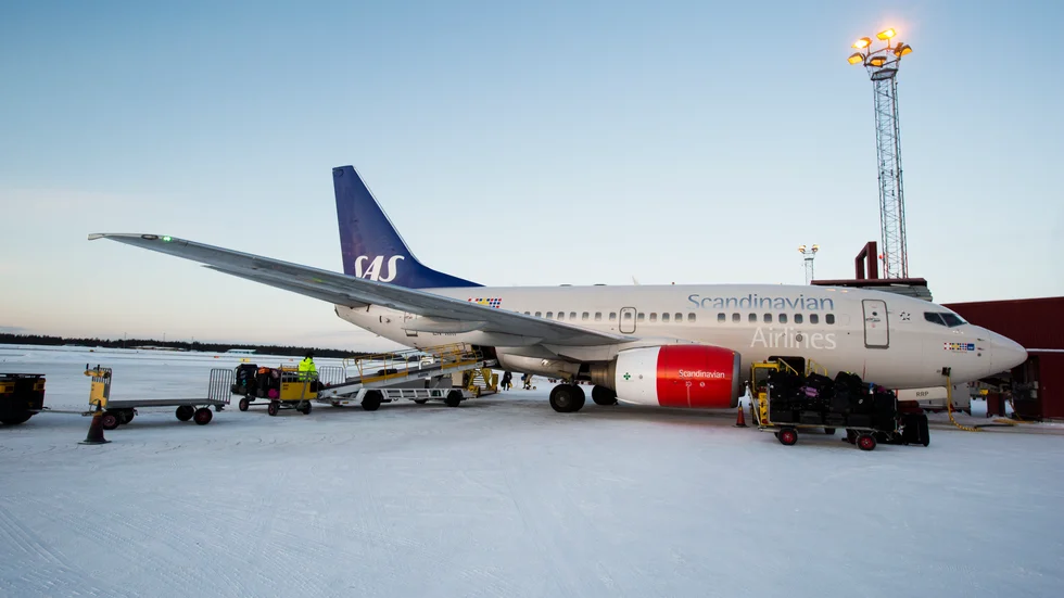Snöovädret i södra Sverige ställde till det för flygtrafiken under måndagen med en hel del förseningar.