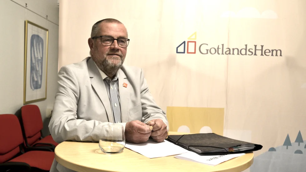 "Vi hade hoppats kunna bygga våra bostäder på Visborg med det går inte", säger Roger Wärn (M), ordförande i Gotlandshems styrelse.
