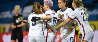 USA-damerna vann delseger om jämlika villkor