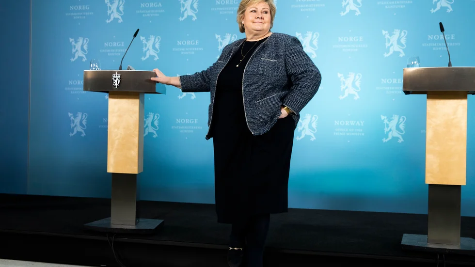 Norges statsminister Erna Solberg. Arkivbild.