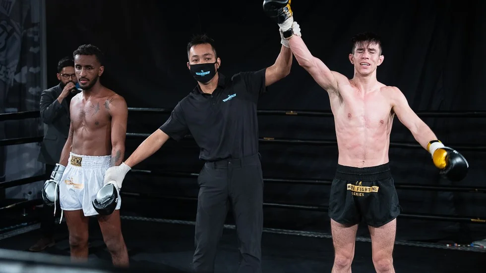 Fight centers Sayed Rohullah Mosawi vann på proffsgalan Empire Fighting. 