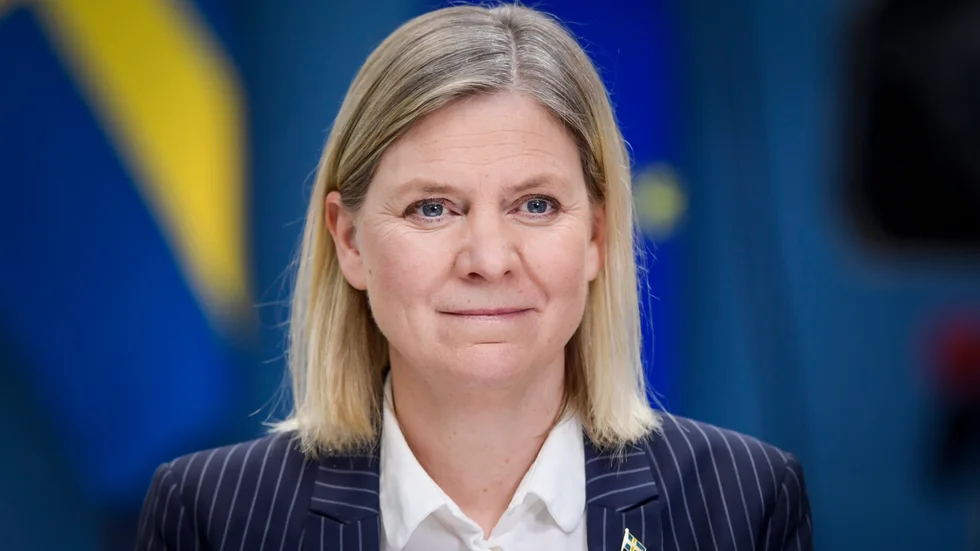 Finansminister Magdalena Andersson (S) laddar för möte med Janet Yellen. Arkivbild.