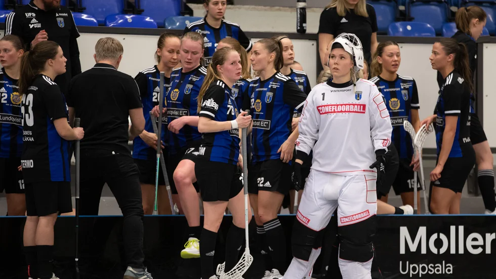 Sirius deppar efter förlusten i den tredje kvartsfinalen mot Mora. Det blev förlust även i den fjärde och nu är säsongen över. Arkivbild.
