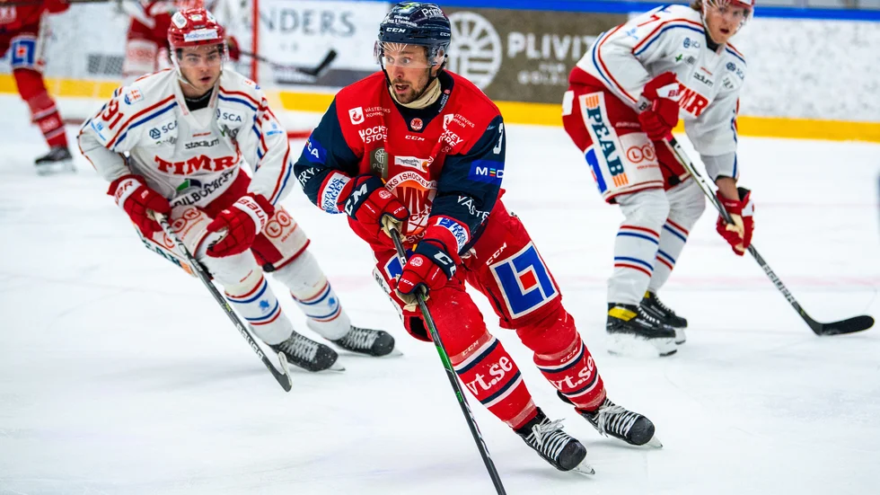 Kan Michael Kapla och VIK tvinga fram en sjunde och avgörande semifinal mot Timrå? Följ matchen här.