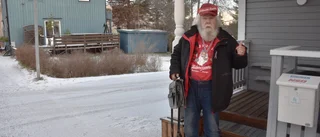 Tomten efterlyser sin speciella käpp: "Är väldigt dyr"