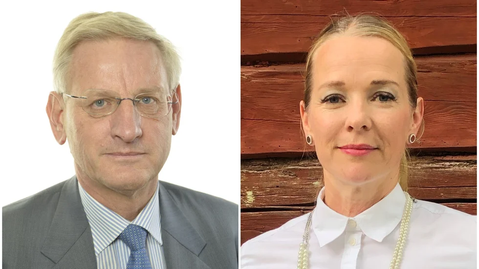 Vi har från EU:s håll all anledning att möta Lukashenkos pågående försök till utpressning visavi EU med kraft, Carl Bildt och Diana Janse.