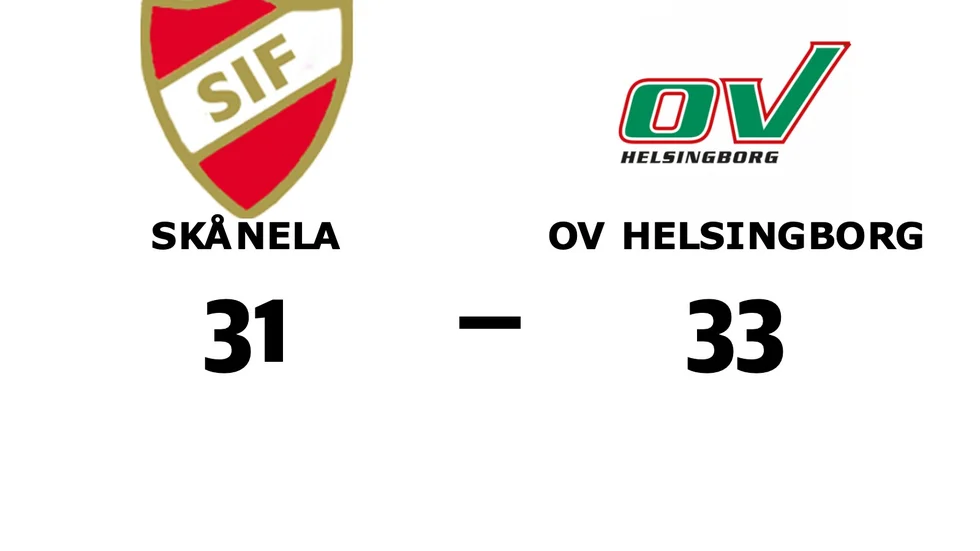 Skånela IF förlorade mot OV Helsingborg HK
