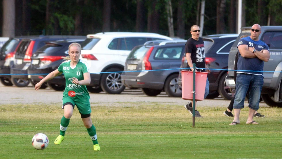Elin Svedling svarade för ett hattrick i segermatchen mot Nykvarn.