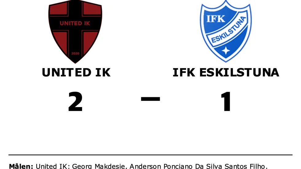 United IK vann mot IFK Eskilstuna