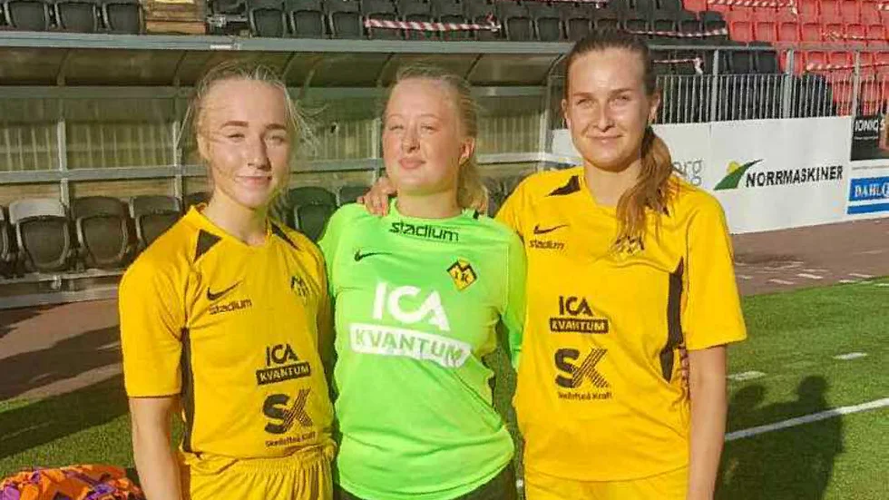 Wilma Dahlgren, Nova Öhlund och Hanna Degermans Myckle tog tre poäng borta mot Trångfors.
