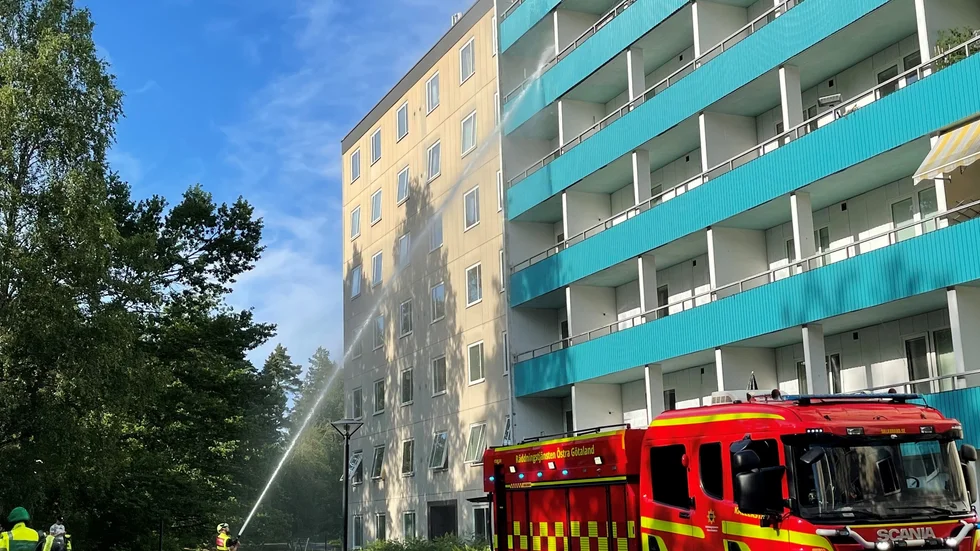 Räddningstjänsten larmades om en misstänkt brand i Johannelund. 