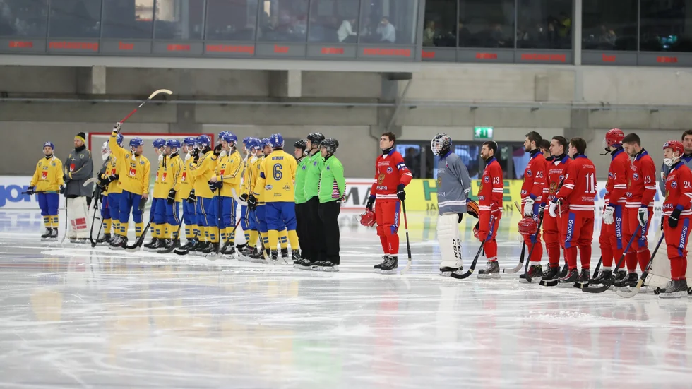 Sverige och Ryssland möttes i VM-finalen i Vänersborg 2019. Arkivbild.