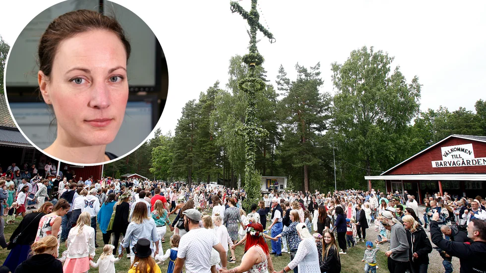 Enligt meteorologen Sofia Söderberg, på SMHI, blir temperaturen kring 25 grader mitt på dagen i Sörmland på midsommarafton.