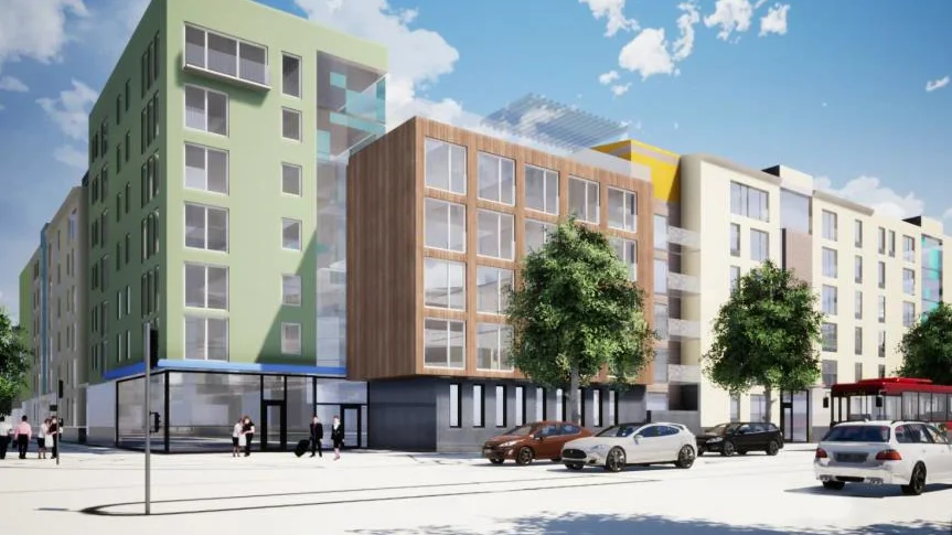 Så här kan det komma att se ut vid korsningen Djurgårdsgatan/Garnisonsvägen om några år.