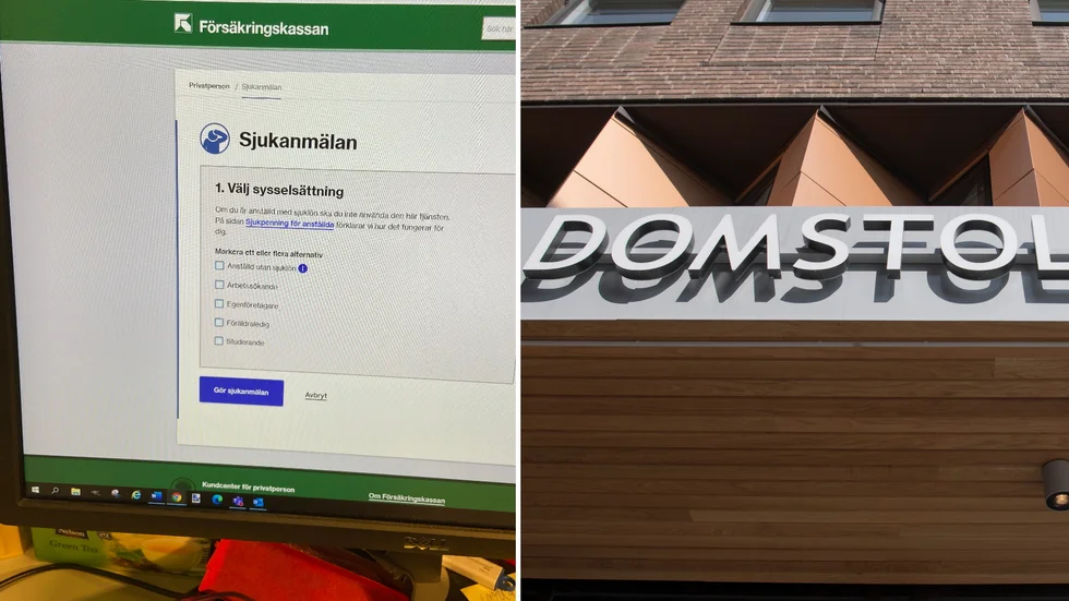 En man misstänks ha sålt varor på nätet i stor skala samtidigt som han fick 225 000 kronor i sjukpenning. Genrebild.