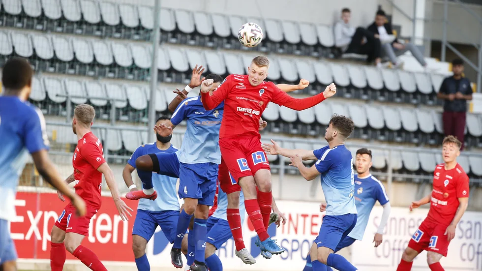 ÅFF:s Adrian Pettersson gjorde säsongens första mål i derbyt mot Linköping City. Nu väntar ny match, hemma mot Qviding.