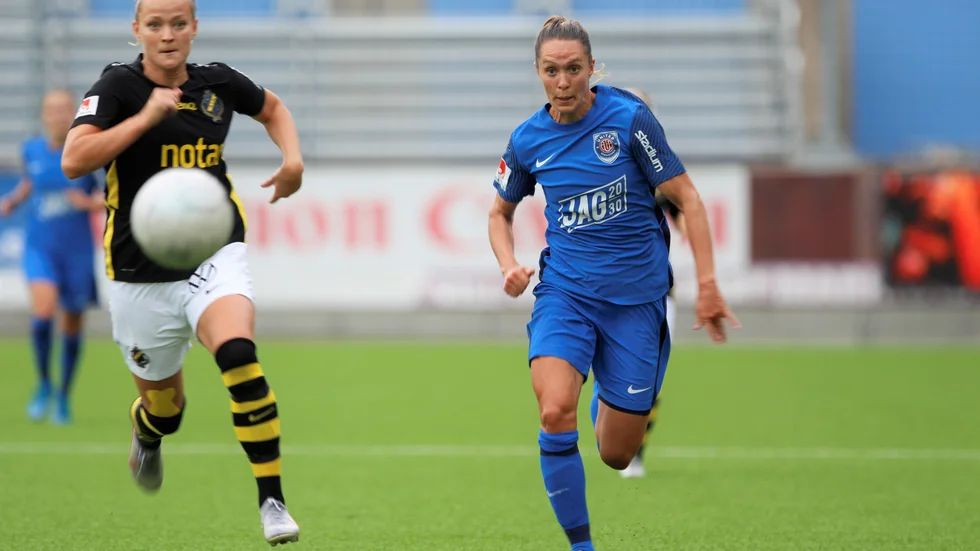 Förutom målet skapade Felicia Rogic några riktigt heta målchanser.
