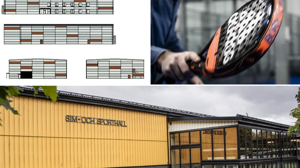 Nu har bygglovet för den nya padelhallen vid Hammarvallen i Flen beviljats. "Det är jätteskoj", säger Daniel Tillnell.