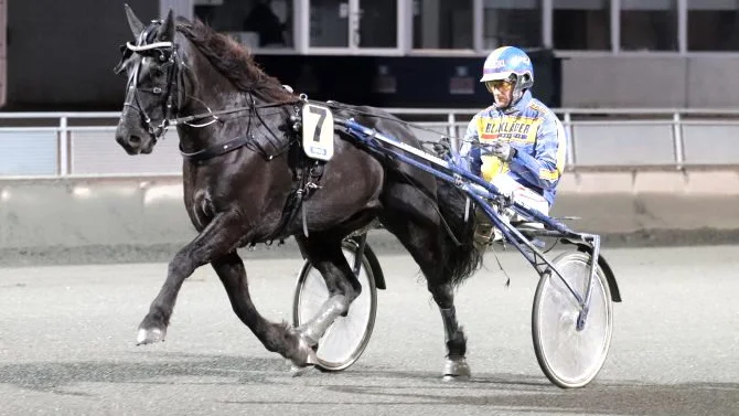 Guldhagens Kevin ledde hela vägen vid tisdagens tävlingar i Lycksele.