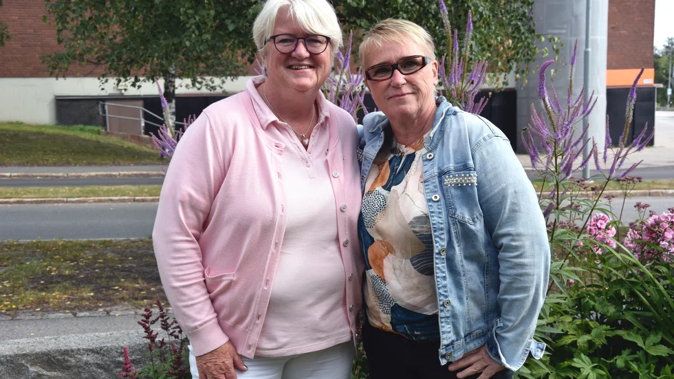 Förbundsordförande Carina Ohlsson och förbundssekreterare Susanne Andersson.