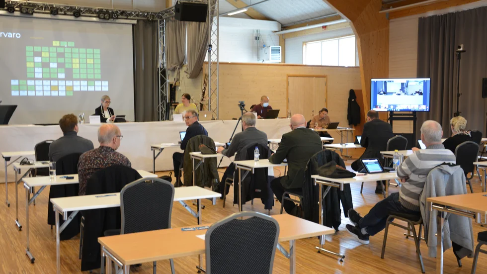 Kommunfullmäktige Västervik hålls i dag i Arenan.