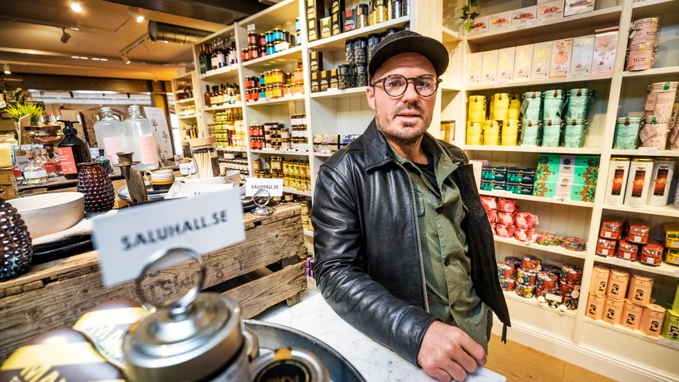 Niklas Thor och kollegan Martin Andersson valde att starta eget under pandemin: e-handelssatsningen ”Saluhall.se”.