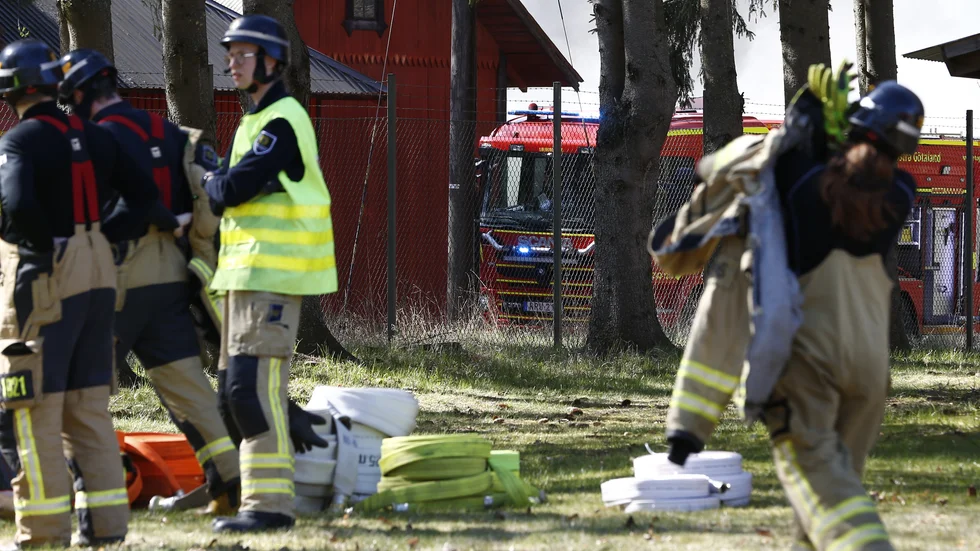 "Det finns ingenting att rädda", konstaterar räddningstjänsten efter branden.