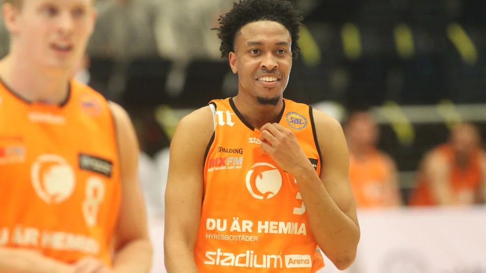 Kamau Thutmoses Stokes – en av Dolphins viktigaste spelare i semifinalerna mot Nässjö.